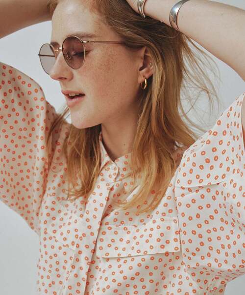 「martinique」 半袖シャツ FREE ホワイト系その他 レディース_画像2