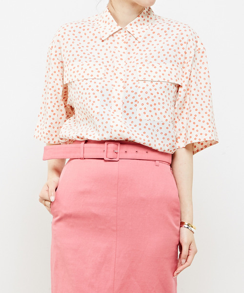 「martinique」 半袖シャツ FREE ホワイト系その他 レディース_画像3