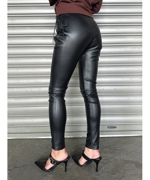 その他 EGOIST EGOIST（エゴイスト） パンツ レザーコーティングフレアパンツ