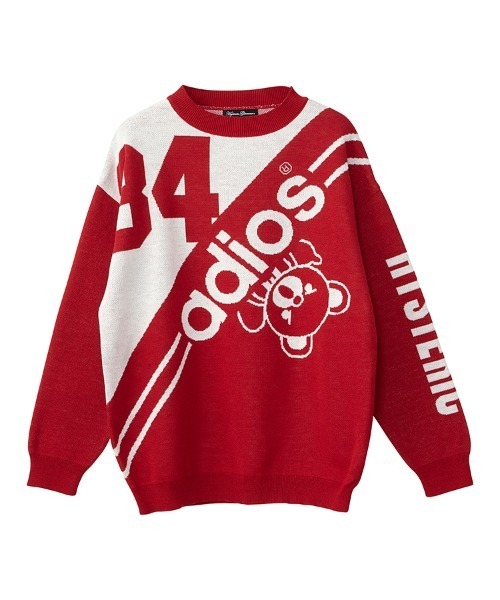 HYSTERIC GLAMOUR（ヒステリックグラマー） 長袖ニット FREE レッド