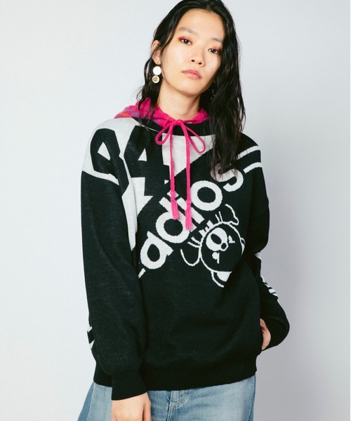 ヒステリックグラマー レディースニット HYSTERIC GLAMOUR（ヒステリックグラマー） 長袖ニット FREE レッド