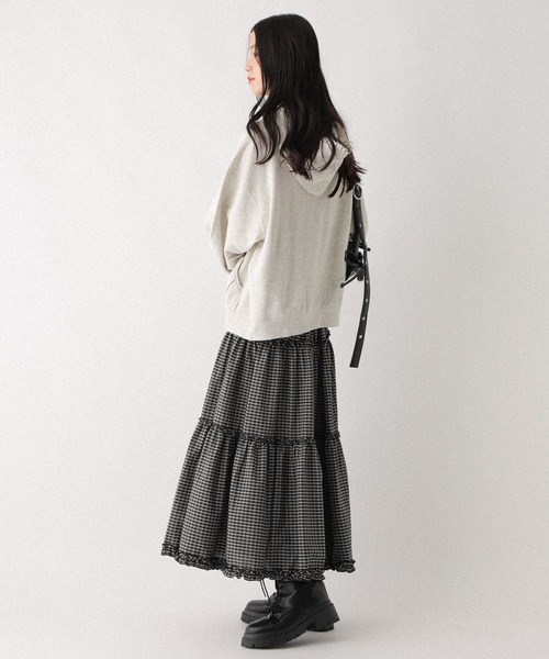 Heather（ヘザー） パーカー フリルZIPフーディ 599207 レディース