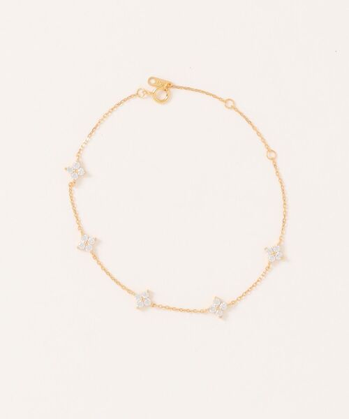 クローバー　シルバーブレスレット 数量限定アイテム】クローバージルコニアブレスレット | LYRA（ライラ