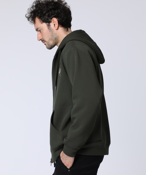 Psycho Bunny（サイコバニー） パーカー ワンポイントバニー ワッフル