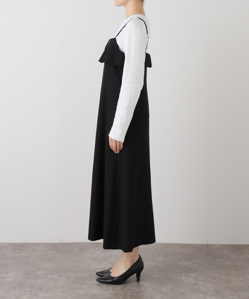 La TOTALITE（ラ トータリテ） ワンピース 「洗える」ラッフルキャミ