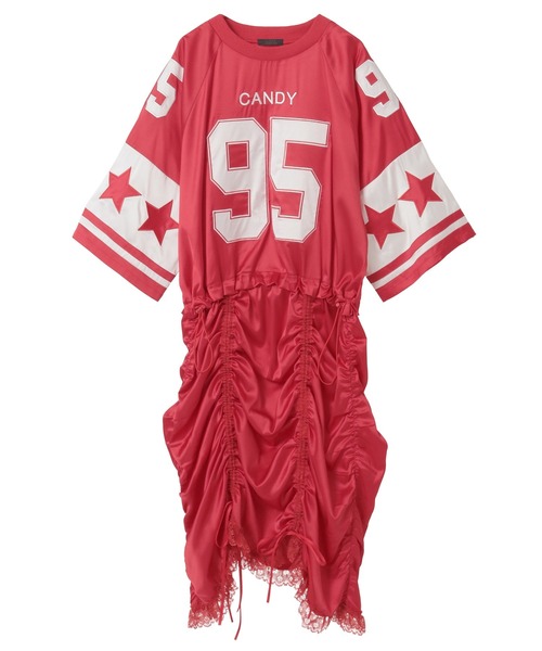 candy stripper NUMBERING SATIN ワンピース Candy Stripper（キャンディーストリッパー） ワンピース NUMBERING