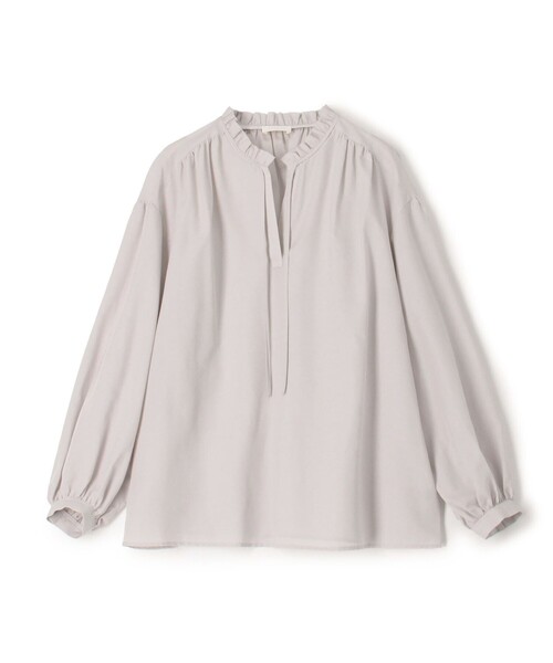 Ballsey（ボールジィ） ブラウス シャツ ハイカウントポプリン フリル