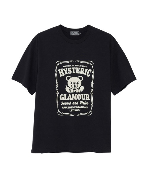 HYSTERIC GLAMOUR ブラック Tシャツ M HYSTERIC GLAMOUR（ヒステリックグラマー） 半袖Tシャツ MEDIUM