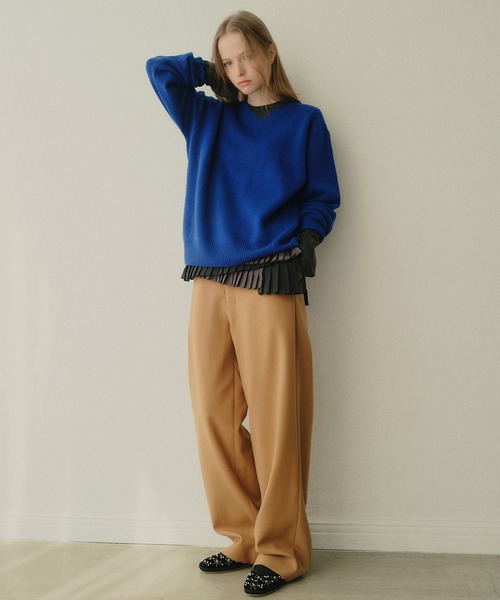 LE CIEL BLEU（ルシェルブルー） ニット セーター Vネックニットプル