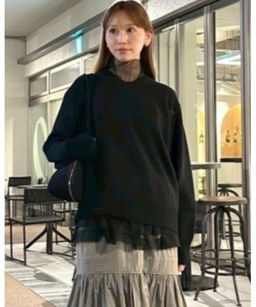 LE CIEL BLEU（ルシェルブルー） ニット セーター Vネックニットプル