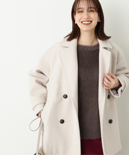 「N.（N. Natural Beauty Basic）」 ピーコート MEDIUM ブラック レディース_画像6