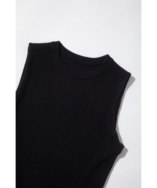 「WCJ」 ノースリーブニット FREE アイボリー レディース_画像5