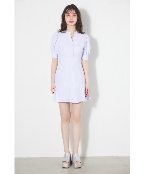 「rienda」 半袖ワンピース SMALL ブラック レディース_画像7