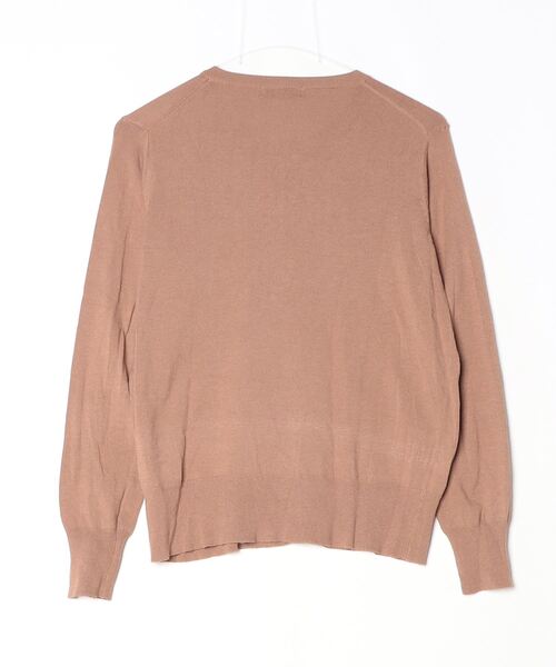 「ANY」 ニットカーディガン F ブラウン レディース_画像2