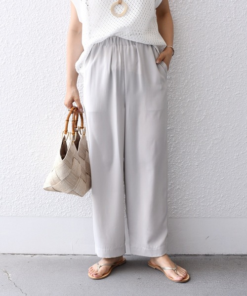 「SHIPS.me」 イージーパンツ XX-SMALL オフホワイト レディース_画像5