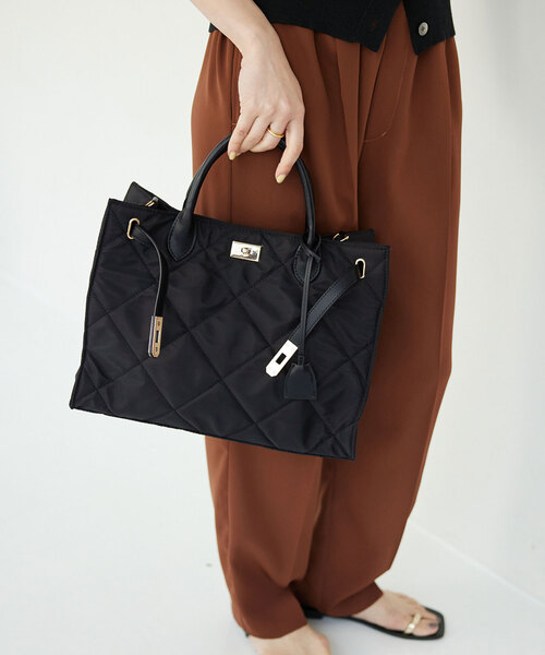 ✨美品✨ SLOBE IENA BIGトートバッグ 2way ブラック 追加》SLOBE BIG トートバッグ | スローブ イエナ(SLOBE IENA