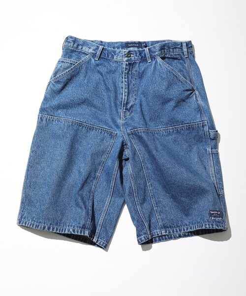 NAUTICA（ノーティカ） デニムハーフパンツ LARGE ネイビー メンズ 