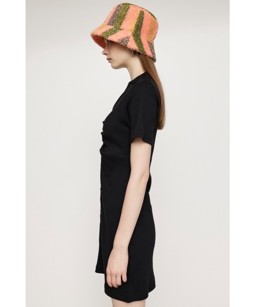 「SLY」 半袖ワンピース 1 グレー レディース_画像4