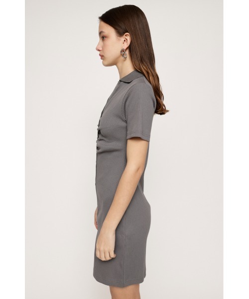 「SLY」 半袖ワンピース 1 グレー レディース_画像8