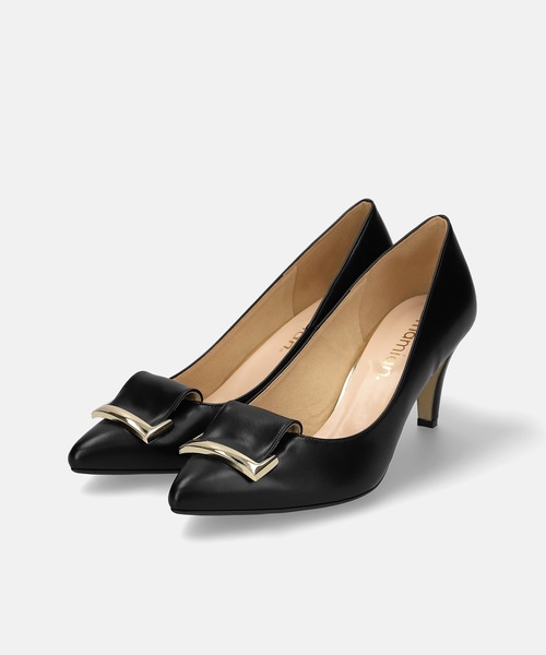 「MAMIAN」 パンプス 24.0cm グレイッシュベージュ レディース_画像7