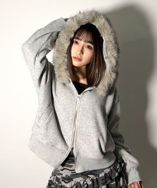 KOM（ドットコム） パーカー A'GEM/9 × 「.kom/ドットケーオーエム