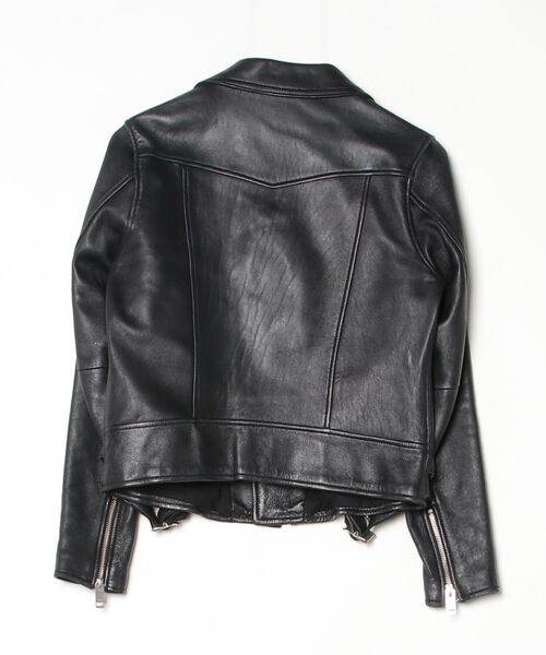 journalスタンダード レザーアウター 黒 JOURNAL STANDARD（ジャーナルスタンダード） レザーブルゾン MEDIUM