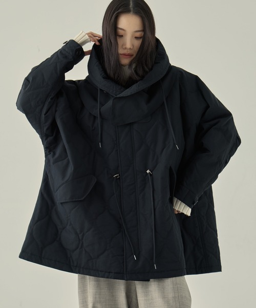 美品VACHEMENT ヴァシュモン　キルティングロングコート EDIT. FOR LULU（エディットフォールル） トレンチコート コート