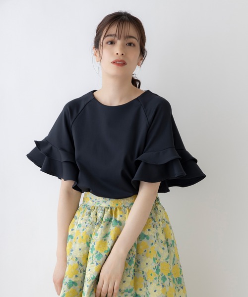 「Sono」 半袖カットソー 1 ブラック レディース_画像10