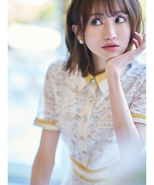 「emiriawiz」 シャツワンピース MEDIUM ホワイト レディース_画像5