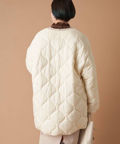 「un dix cors」 中綿コート FREE ブラック レディース_画像2