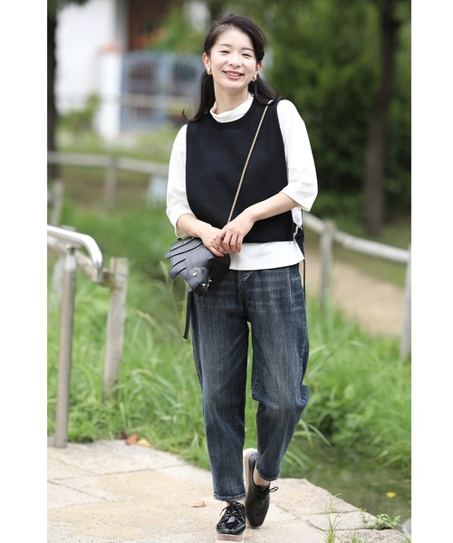 「CAWAII」 7分袖カットソー FREE ホワイト レディース_画像4