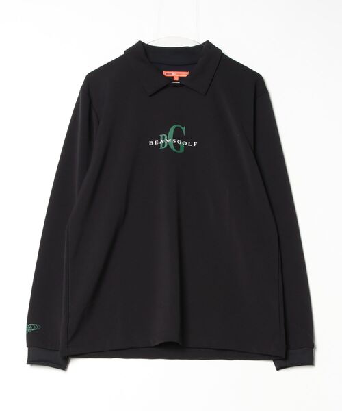 BEAMS GOLF 長袖シャツ M ブラック　美品 BEAMS GOLF（ビームス ゴルフ） 長袖Tシャツ M ブラック メンズ