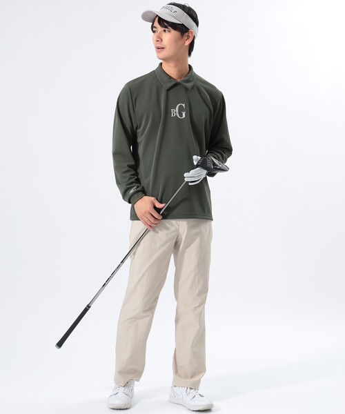 ビームスゴルフ長袖Tシャツ BEAMS GOLF（ビームス ゴルフ） 長袖Tシャツ M ブラック メンズ