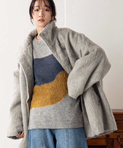 「MILLION CARATS」 コート FREE グレー レディース_画像3