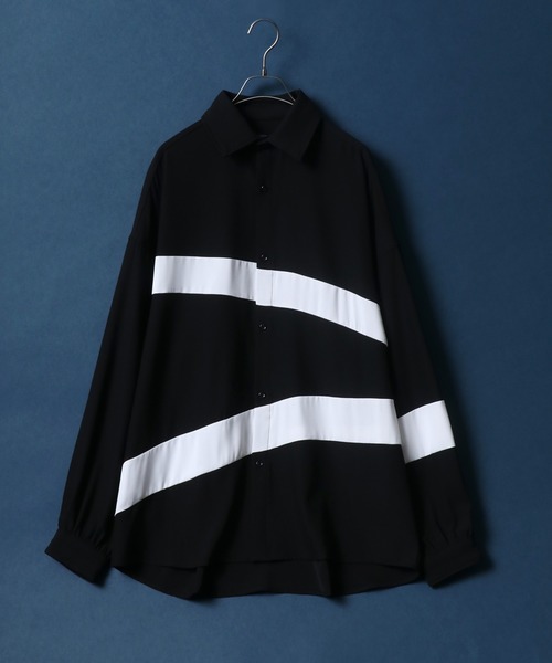 「ANPAS」 「suggestion」長袖シャツ M ホワイト系その他 メンズ_画像2