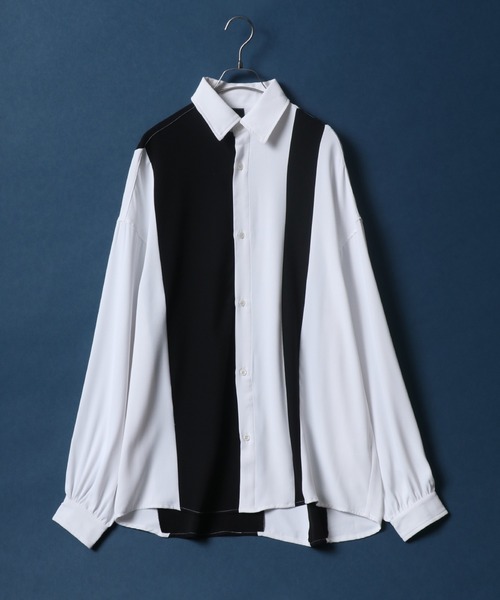 「ANPAS」 「suggestion」長袖シャツ M ホワイト系その他 メンズ_画像7