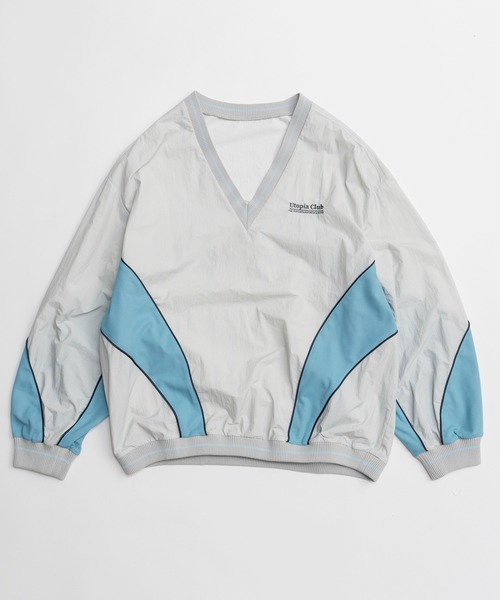 MAISON SPECIAL（メゾンスペシャル） Striped Print V-Neck Tops