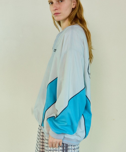 MAISON SPECIAL（メゾンスペシャル） Striped Print V-Neck Tops