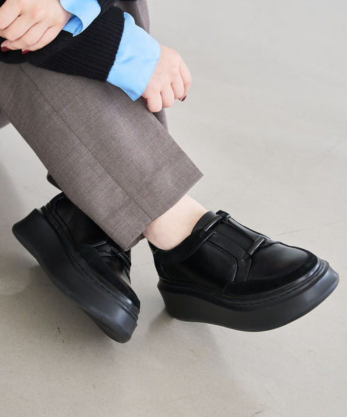 「LE TALON」 ローカットスニーカー LARGE アイボリー レディース_画像8