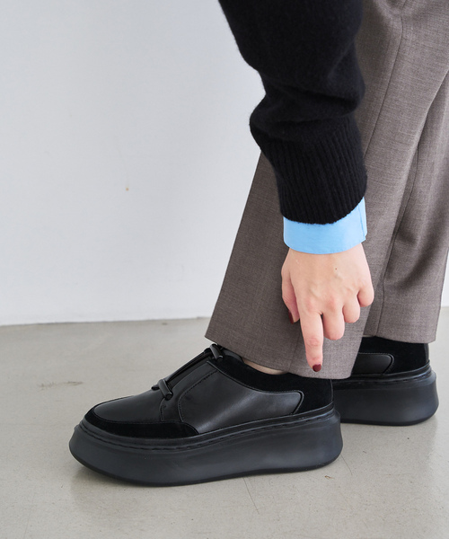 「LE TALON」 ローカットスニーカー LARGE アイボリー レディース_画像9