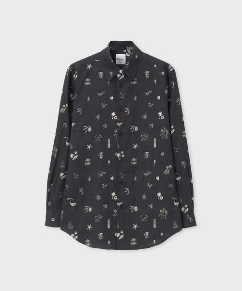 Paul Smith（ポール・スミス） シャツ Travel Print” プリントシャツ