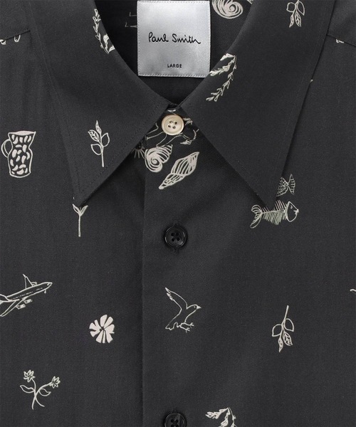 ジモティ来店特価!!!　【Paul Smith】　長袖シャツ　グラフィックプリント　　J-585 Textured Floral