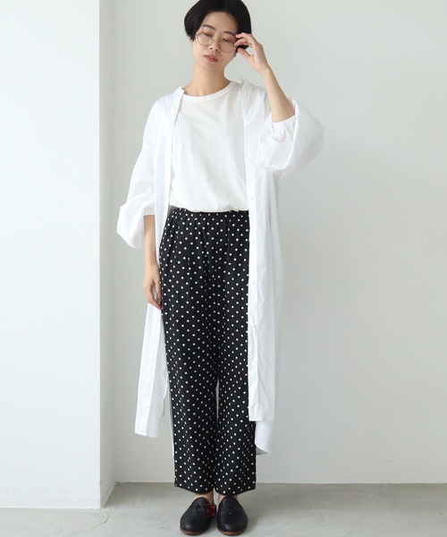 「yuni」 イージーパンツ FREE ブラック レディース_画像7