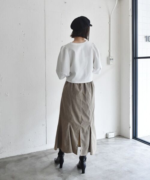 「RETRO GIRL」 半袖カットソー FREE ホワイト レディース_画像5