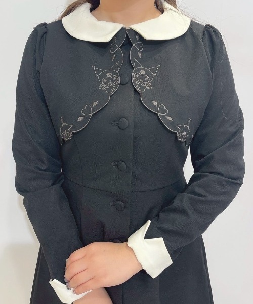 F i.n.t（フィント） ワンピース カットワークレイヤード風クレリック