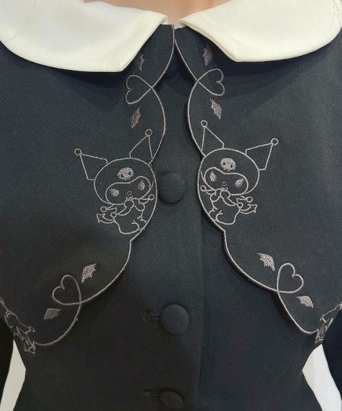 F i.n.t（フィント） ワンピース カットワークレイヤード風クレリック