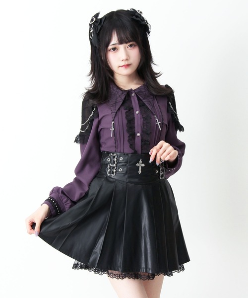 R♡　レディース　BLK XS X-GIRL エックスガール ジップアップ パーカー レディース バック