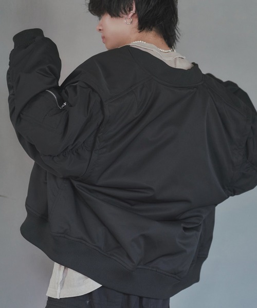 「ADAMASTE」 ブルゾン SMALL ダークオリーブ メンズ_画像3