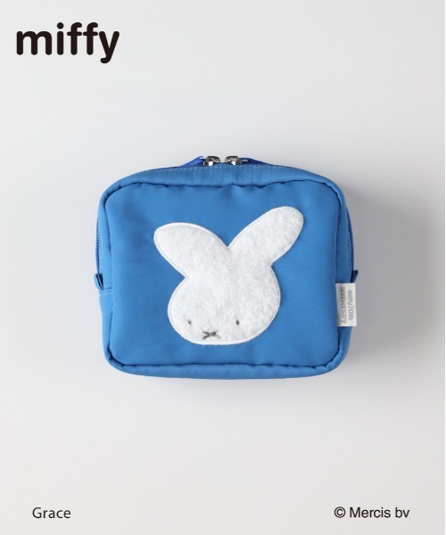 Right-on（ライトオン） ポーチ miffy スクエアポーチ 70周年限定