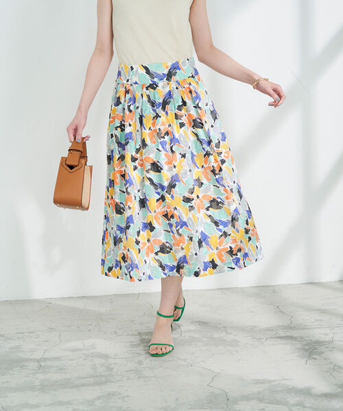 「NOLLEY'S」 スカート 38 グレー系その他4 レディース_画像9